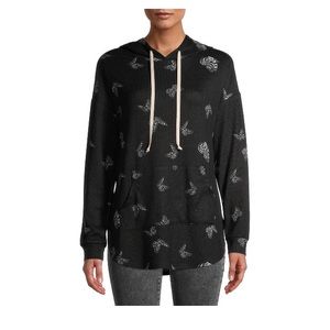 No Boundaries Juniors Super Soft Printed Hoodie